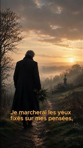 "Demain, dès l'aube" Poème de Victor Hugo. #VictorHugo #demaindèsl'aube #poésie #deuil