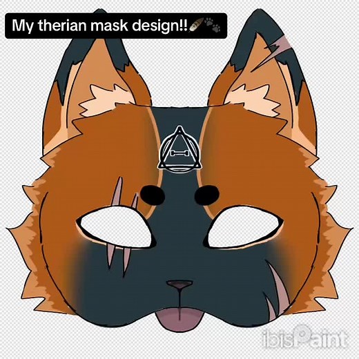 Therian Mask Design - Unveiling My Newly Awoken Fox Therian Identity