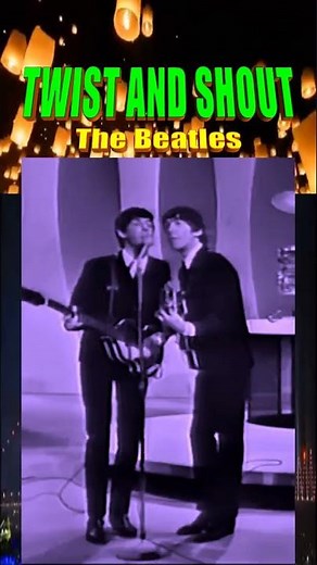 87 The Beatles perform “Twist and Shout” on The Ed Sullivan Show, 1964 #remix #lovelyeyesnewvideo