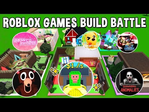 MEGA Roblox Game Build-Off CHALLENGE!