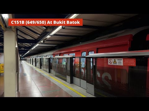 [Mainline Testing][SMRT] C151B (649/650) at Bukit Batok