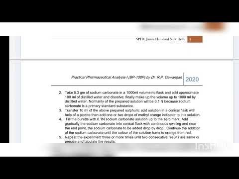 Titration of sulphuric acid and sodium carbonate (Strong acid and strong base)