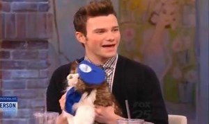 Glee's Chris Colfer Visits Anderson Live, Kelly and Michael (VIDEO)