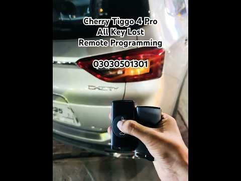 Cherry Tiggo 4 Pro Remote Programming Keyless Remote All Key Lost #shortvideo #remote #carkeyprogram