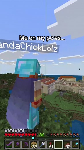 Minecraft Build Comparisons: PC vs iPad