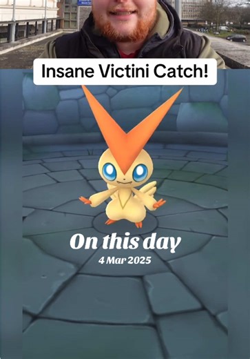 Did you catch a better Victini than me during Unova Tour? #onthisday #pokemongoevent #pokemongocontentcreator #pokemongoshiny #pokemongoshinyhunt