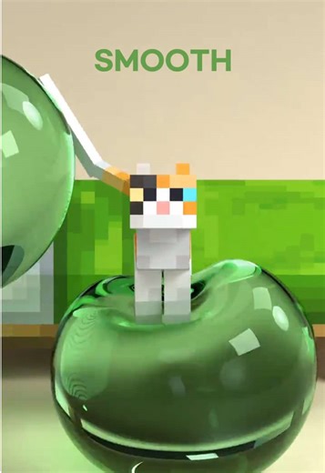 Calico Cat Animation Love with Jelly and Fluffy Ball