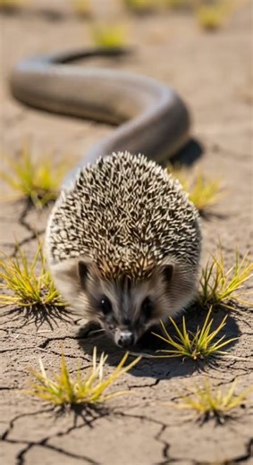 Hedgehog’s Revenge: The Python Tried to Outsmart Nature #wildlife #nature #python