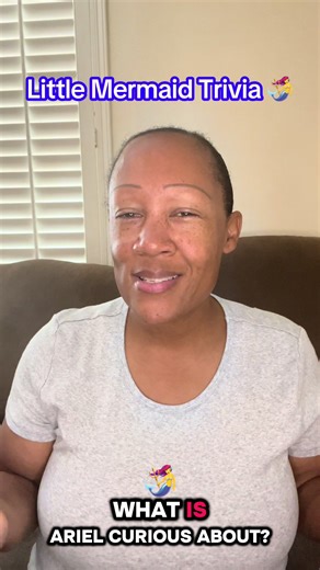 This question checks if kids understand Ariel‘s motivation. Trivia is a simple way to build comprehension at home. #disneytrivia #thelittlemermaidmovie #comprehensionskills #kidslearning #familymovies