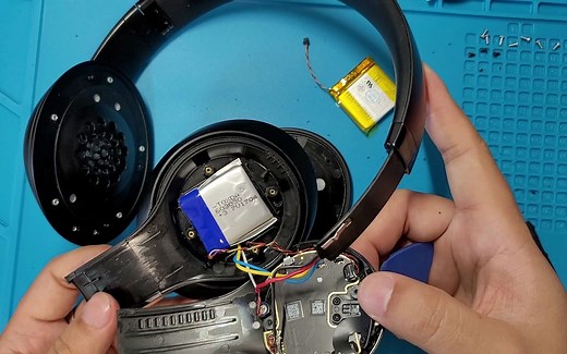 维修录音师beats studioWireless 3更换电池和耳罩