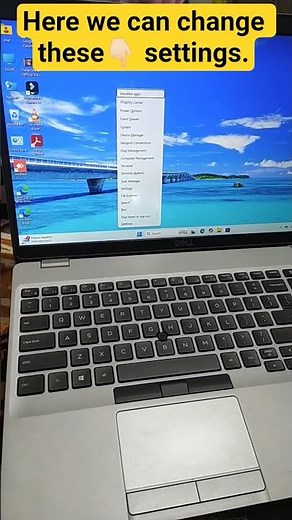 how to change important system settings। shortcut key to change system settings। shortcut key।