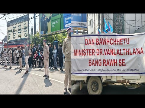 Ministes Dr.Vanlalthlana Bang Rawh Se Ti in Vanapa hawl kawt ah mipui an pung khawm mup mup ta mai l