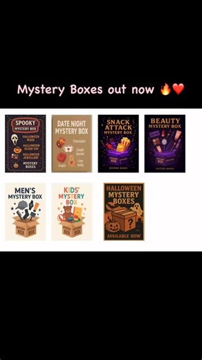 2.3K views | Mystery boxes out now! Order yours today 殺 | Mystery Boxes | Facebook