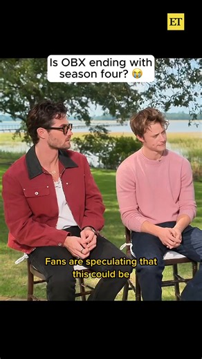 'Outer Banks' stars Chase Stokes and Rudy Pankow react to the fan theory that the hit Netflix show is ending with season four. #obx #OuterBanks | Entertainment Tonight