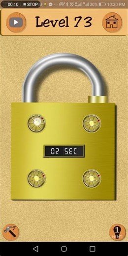 Open the lock game level 73 solution