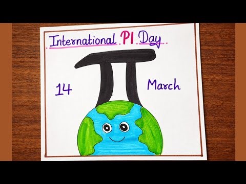 International Pi Day Drawing / International Pi Day Poster drawing / Pi Day Drawing