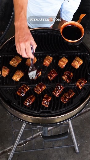 9.7K views · 53 reactions | Smoked Salmon Bacon Bites https://pitmasterx.com/recipe/181/bacon-salmon-bites | Pitmaster X | Facebook