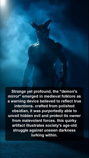 Explore the fascinating tale of the demon's mirror, a medieval artifact that reflects true intentions and protects against unseen malevolence. Discover society's battle with darkness throughout history. | Occult Frequency | Facebook