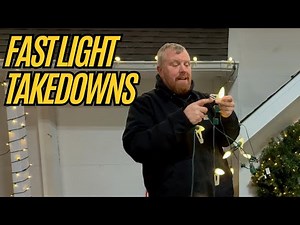 Pro Christmas Light Removal Hack | No Ladders, No Tangles, No Stress