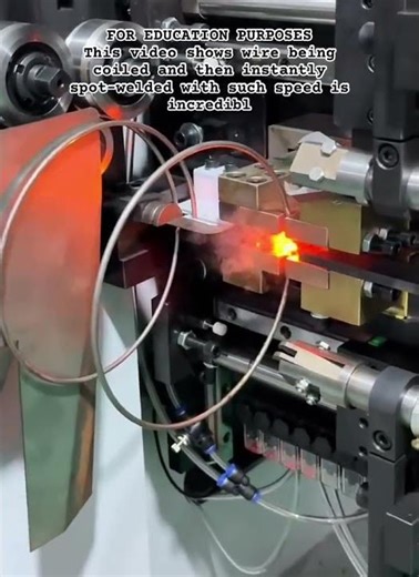 Automated Coiling Spot Welding #shorts #Engineering #Manufacturing #MechanicalEngineering #Robotics