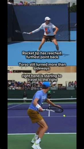 Jannik Sinner SIMULTANEOUS MULTIPLE views forehand analysis #tennisforehand #tennisinstruction