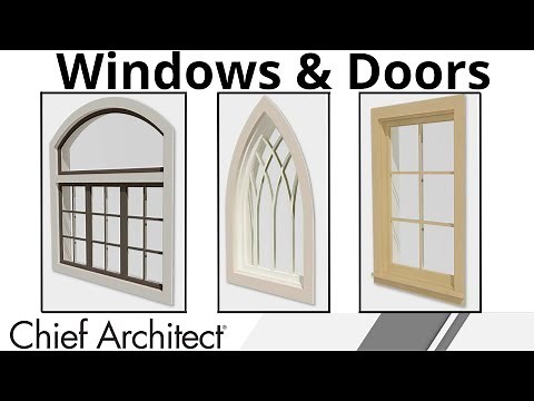 Adding Windows and Doors in Chief Architect
