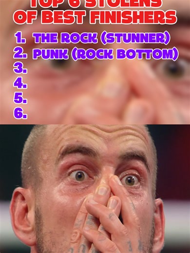 TOP 6 Stolens of Best Finishers #wwe #wweraw #wwefan #wwetiktok #wwesmackdown #wwefans #wwechallenge #fyp #sethrollins #codyrhodes #brocklesnar #romanreigns #johncena #cmpunk #randyorton #therock #foryou
