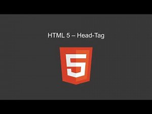 HTML 5 Grundkurs Tutorial Deutsch #2 - Head