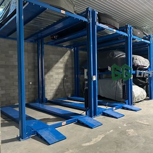 [Hot Item] China Heavy Duty 4-Post Triple Stacker Car with 3 Levels Parking Lift
