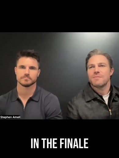 Stephen & Robbie Amell talk about returning to the ARROWVERSE #fyp #arrowverse #tvtok #stephenamell