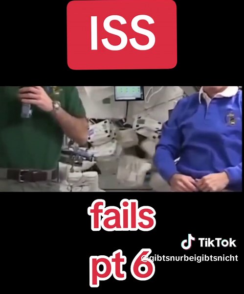 NASA ISS Space Walk Fail with Gravity Harness Wire