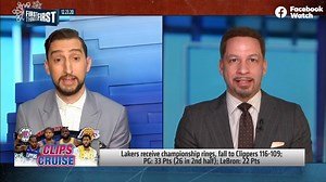 "It had been 362 hard days since the L.A. Clippers had last beaten the Los Angeles Lakers & 106 days since their last win. So I'm happy for them. ... But nothing about last night made me think the Clippers season is going to be anymore successful this year than it was last year." — Nick Wright | First Things First on FS1