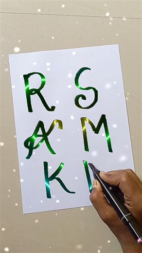 RSAMKP Yeh Letter Trick 99%Logon Ko Nahi Aata | SatisfyingWriting#shorts #short