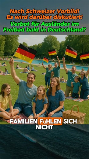 🌞🏊‍♂️ Ausländerverbot in allen deutschen Freibädern? 🏊‍♀️🚨 ​ Sommer, Sonne, Freibad – eigentlich ein Ort, an dem Familien und Freunde gemeinsam Spaß haben, sich abkühlen und einfach mal abschalten wollen. Doch in den letzten Jahren hat sich das Bild vieler Freibäder verändert. ​ Immer häufiger kommt es zu Streitigkeiten, Belästigungen und chaotischen Zuständen, besonders an sehr heißen Tagen. Für viele Eltern ist der Besuch längst kein entspanntes Sommererlebnis mehr, sondern purer Stress. ​