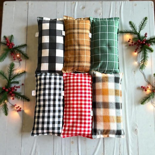 Microwavable Rice Bag: Hot Cold Therapy Pack for Pain Relief Soothing Natural Heating Pad - Etsy