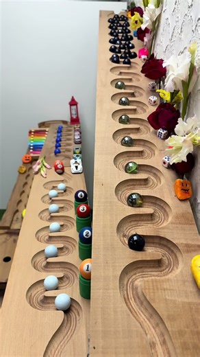 Advanced Valentine’s Day Edition Marble Run Race (14 February) ##marblerace##valentinesday##ross##flower##14february