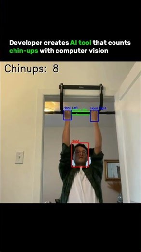 Developer Uses Vision AI to Count Chin-Ups in Real Time