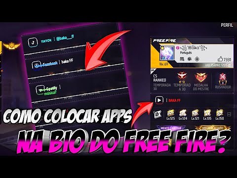 COMO COLOCAR BIO COLORIDA DOS APLICATIVOS NO FREE FIRE ATUALIZADO! 🤔