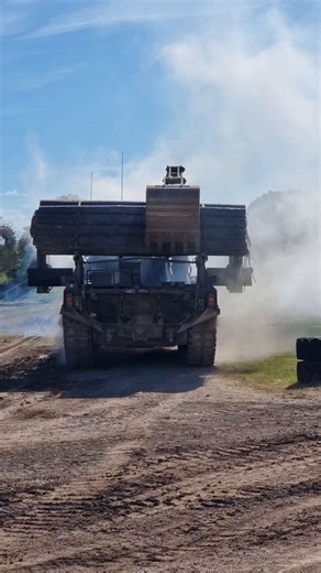 Trojan, the British Armoured Engineering vehicle – will return to the Kuwait arena here at The Tank Museum, for TANKFEST 2025 - 27 – 29 June! Tickets are selling fast – so if you haven’t already secured your place, now’s the time! https://tankmuseum.org/events/tankfest/ | The Tank Museum