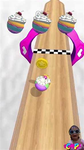 Normal vs Reverse Cake Ball #shorts #cpadr #ballgame