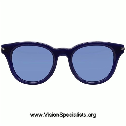 Burberry BE4439 Sunglasses Mens Round Shape Blue Dark Blue412080