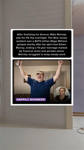From Divorce to $273 Million: Mike Weirsky’s Life-Changing Mega Millions Win #shorts