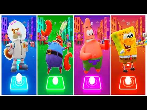Sandy Cheeks 🆚 Mr._Krabs 🆚 Patrick Star 🆚 SpongeBob Coffin Dance Song (COVER)