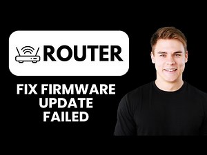 NEW! Router Firmware Update Failed – How to Fix (2025) 🌐⚡ | Quick Troubleshooting Guide