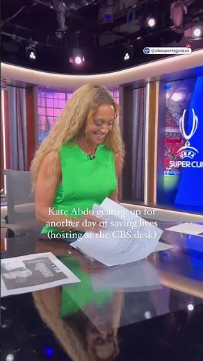 Kate Abdo's BACK 🙏