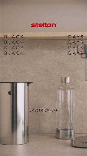 Grib chancen for at eje en designklassiker. Stelton Black Week er her! Spar på udvalgte ikoner. Begrænset tid. Køb nu. | Stelton A/S