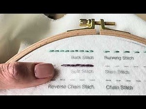 How to do split stitch step by step?