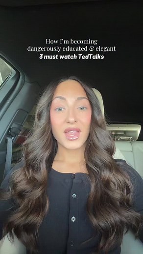 Some of my new favorite TedTalks 🫶 1. The Power of Believing You Can Improve – Carol Dweck 2. The Secret Structure of Great Talks– Nancy Duarte 3. The Skill of Self-Confidence – Dr. Ivan Joseph If you had to pick one to watch which one would it be?! #girlythings #tedtalks #educated | Francesca Agostinelli
