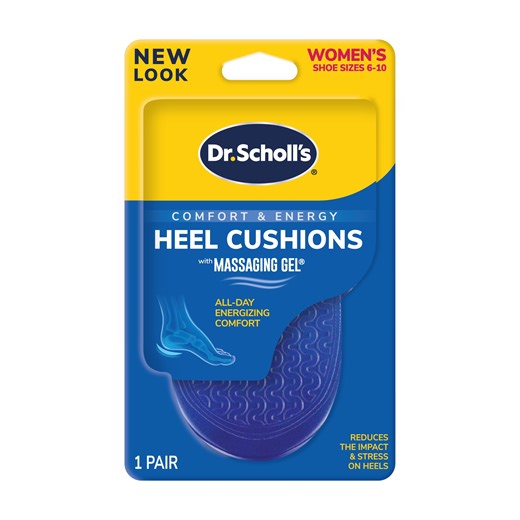 Dr. Scholl's Massaging Gel Advanced Heel Cushions for Women (6-10) Inserts Relieve Heel Discomfort