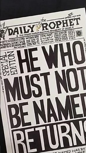 Harry Potter DIY: The Daily Prophet (Special Edition) #harrypotter #dailyprophet #papercraft